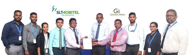 SLT-MOBITEL, Golden Tower නිවාස සංකීර්ණයට SLT-MOBITEL Fibre සම්බන්ධතා පහසුකම්