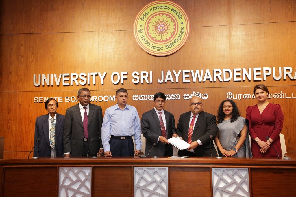 ශ්‍රී ලංකා මැණික් හා ස්වර්ණාභරණ සංගමය හා ශ්‍රී ජයවර්ධනපුර විශ්වවිද්‍යාලය සහයෝගිතා ගිවිසුමකට එළඹෙයි