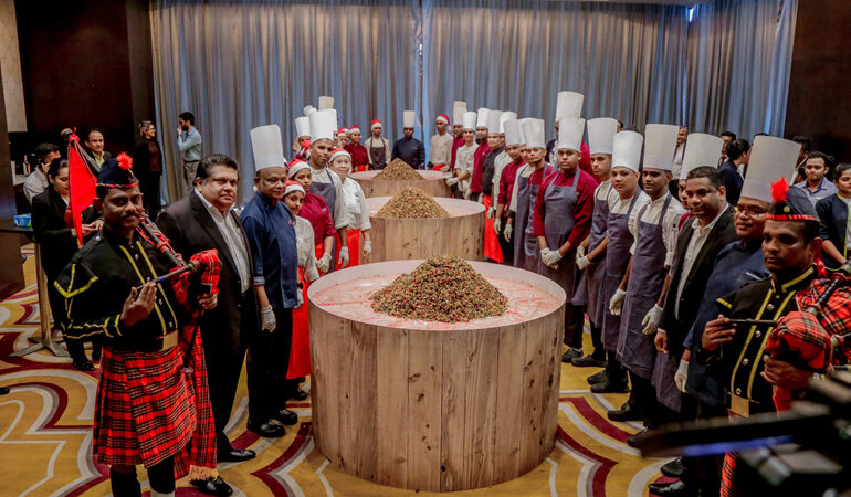 Mövenpick Hotel Colombo Kicks Off the 2023 Festive Season with Ceremonial Cake Mixing Tradition