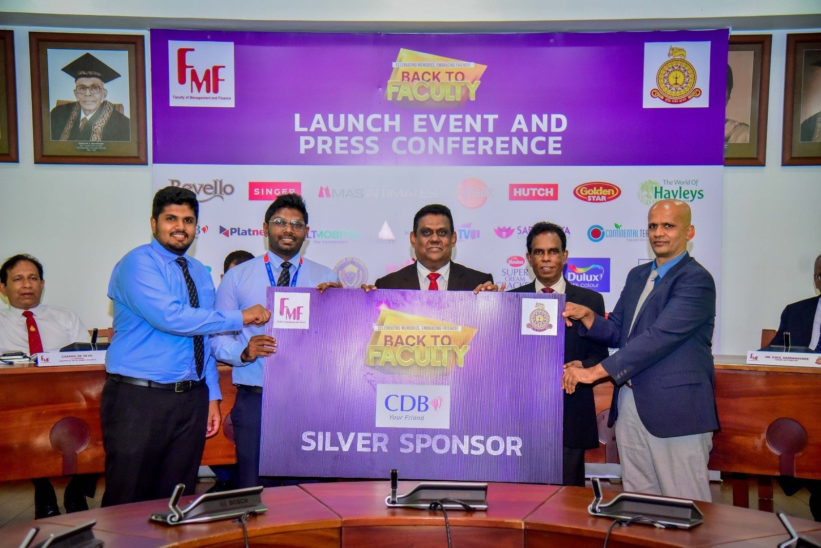 CDB, කොළඹ විශ්ව විද්‍යාලයේ කළමනාකරණ හා මූල්‍ය පීඨයේ ‘Back to Faculty’ වැඩසටහනේ ‘Silver Sponsor’ ලෙස කටයුතු කරයි