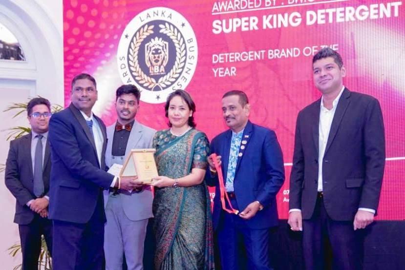 Super King Detergents සමාගම Lanka Business Award සම්මාන දිනයි