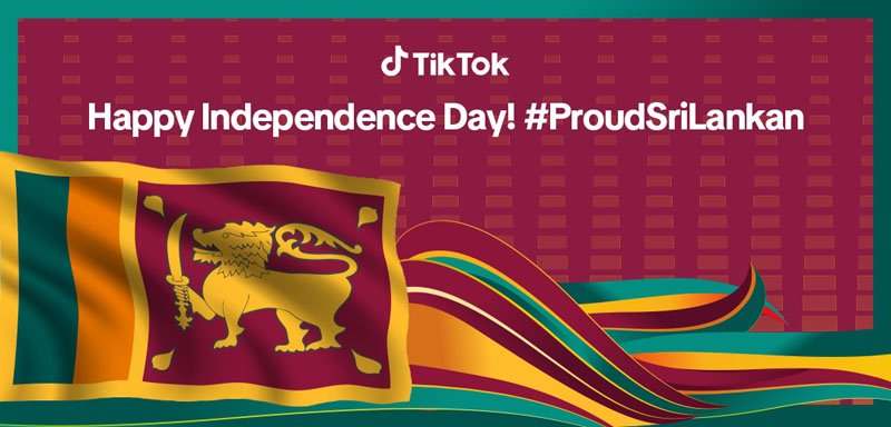 #Proud Sri Lankanසමඟින් TikTok ශ්‍රී ලංකාවේ 76 වන නිදහස් දිනය සැමරීමට එක් වෙයි