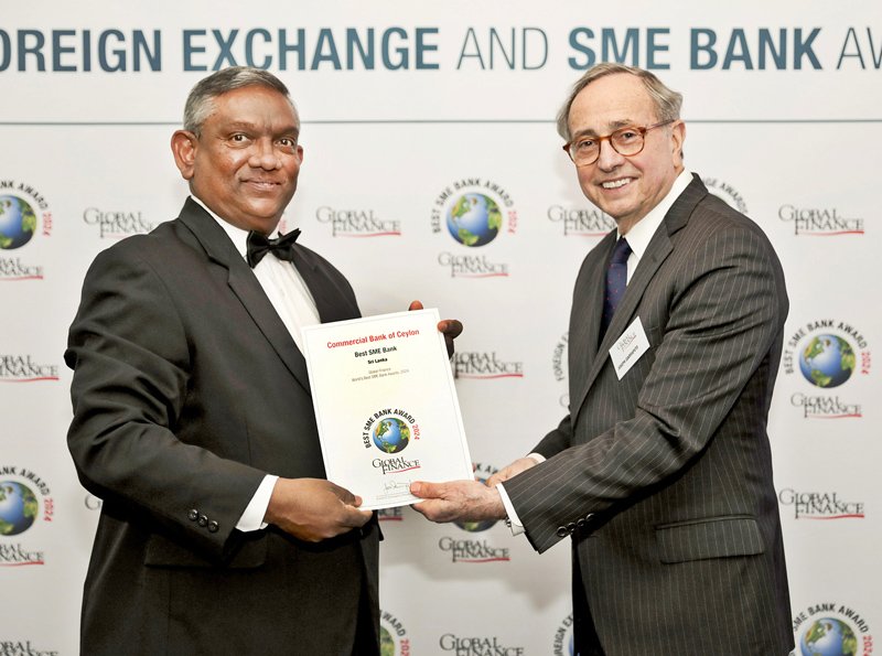 කොමර්ෂල් බැංකුව එක්සත් රාජධානියේ 2024 ග්ලෝබල් ෆයිනෑන්ස් සම්මාන උළෙලේදී ශ්‍රී ලංකාවේ ‘හොඳම SME බැංකුව’ ලෙස සම්මාන ලබයි