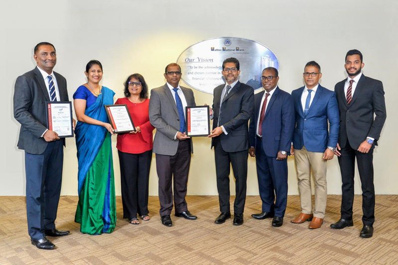 ගුණාත්මකභාවයෙන් යුතු බැංකු සේවාවක් සඳහා කැපවීමඃ HNB මෙහෙයුම් ඒකක ISO 9001:2015 සහතිකය හිමිකරගනී