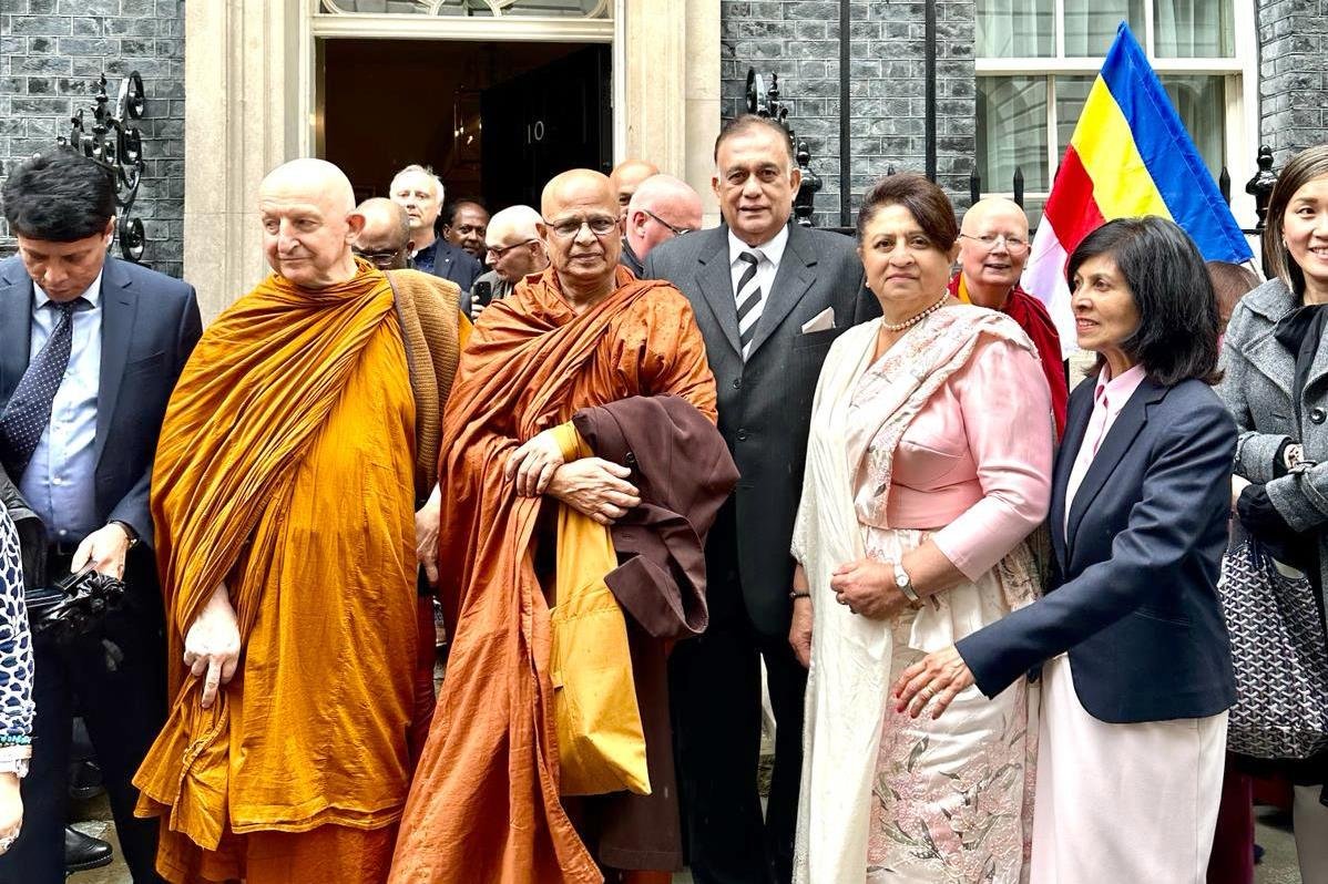 Vesak celebrated in No 10, Dowing Street, London