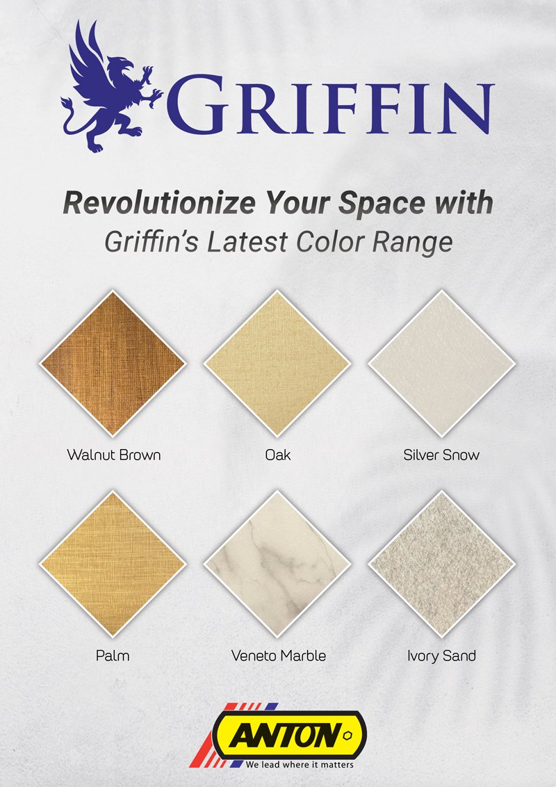 Anton Griffin Deco Board විවධ වර්ණ රැසකින් යළි වෙළඳපොළට