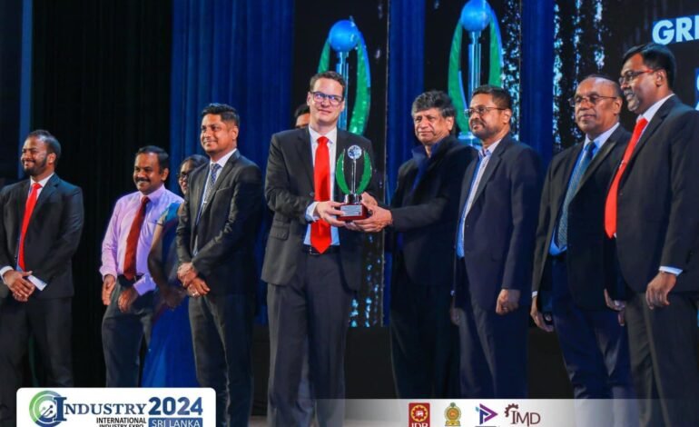 INSEE සිමෙන්ති2024 හරිත කර්මාන්ත සම්මාන උළෙලේ දී රිදී සහ ලෝකඩ සම්මාන දිනා ගනී