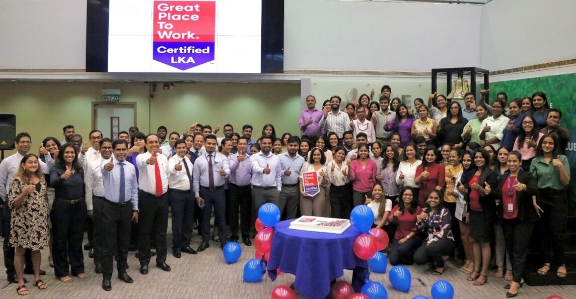 කොළඹ කොටස්හුවමාරුව, අඛණ්ඩව තුන්වරටත් Great Place to Work® සහතික කිරීමෙන්, පිළිගැනීමට ලක්කර ඇත