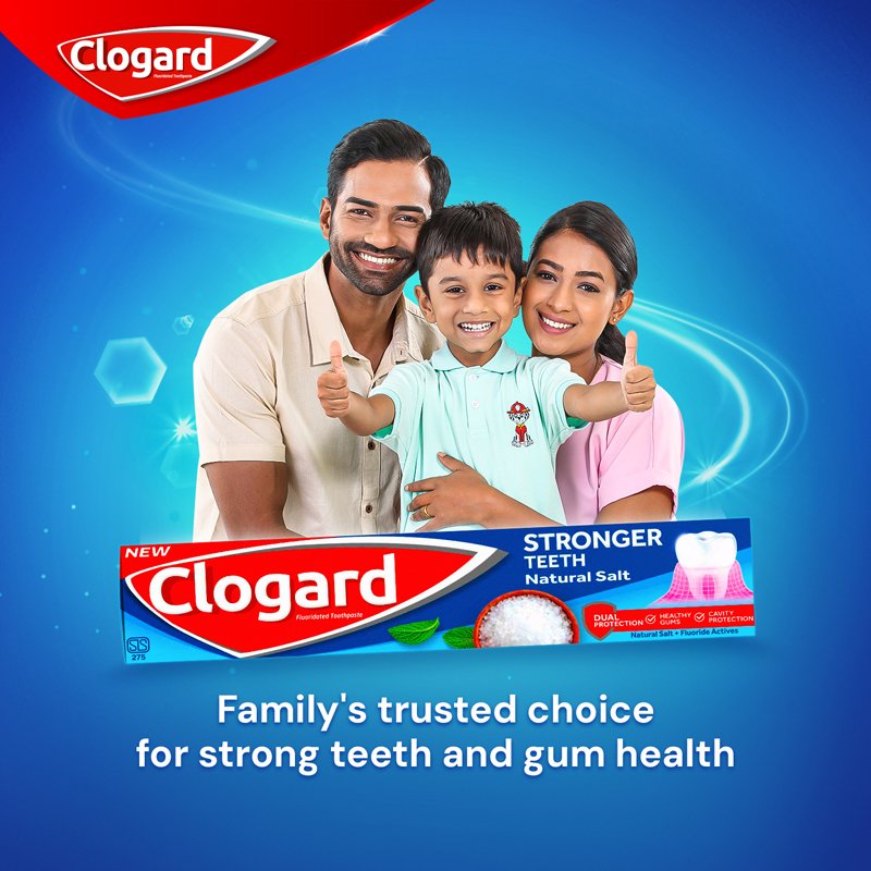 Clogard Natural Salt, an essential solution for healthy gums and strong teeth