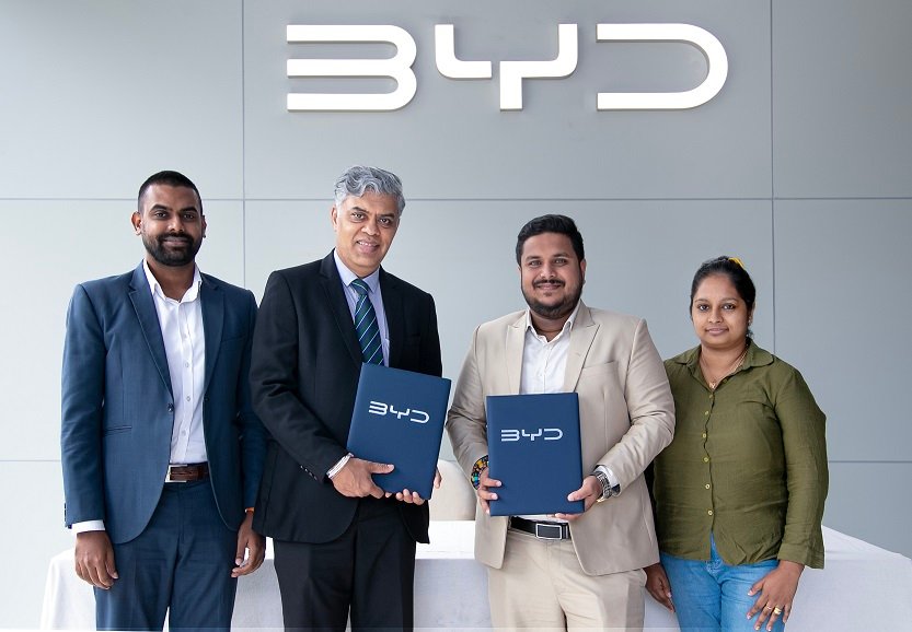 BYDහි නවතම ප්‍රදර්ශනාගාරයක් සහ සේවා මධ්‍යස්ථානයක් ගාලු පුරවරයට