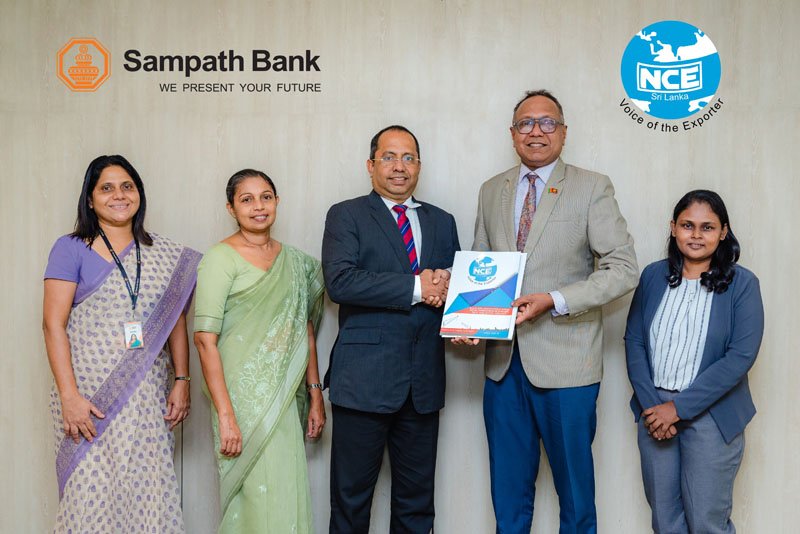 Sampath Bank Renews Partnership with NCE to empower Sri Lanka’s Export Sector