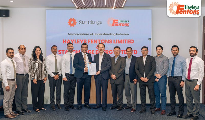 Hayleys Fentons and StarCharge Partner to Create Sri Lanka’s First Nationwide Electric Vehicle Charging Network