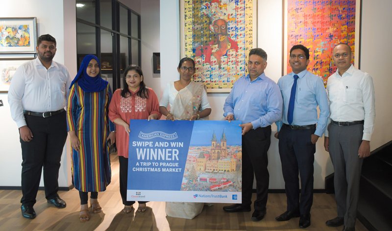 Dr. Kumari Navaratne wins Nations Trust Bank American Express Swipe & Win a Trip to Prague Christmas Market Campaign