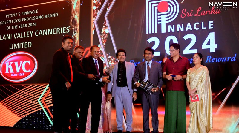Pinnacle Sri Lanka Awards 2024 සම්මාන උළෙලේ දී KVC අඛණ්ඩව දෙවැනි වරටත් සම්මානයට පාත්‍රවෙයි