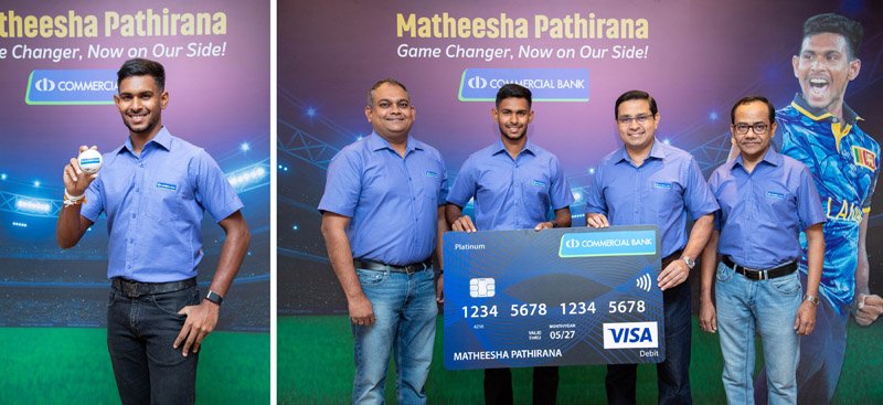 ශ්‍රී ලංකා වේග පන්දු ක්‍රීඩක මතීෂ පතිරණ කොමර්ෂල් බැංකුව වෙනුවෙන් පිටියට
