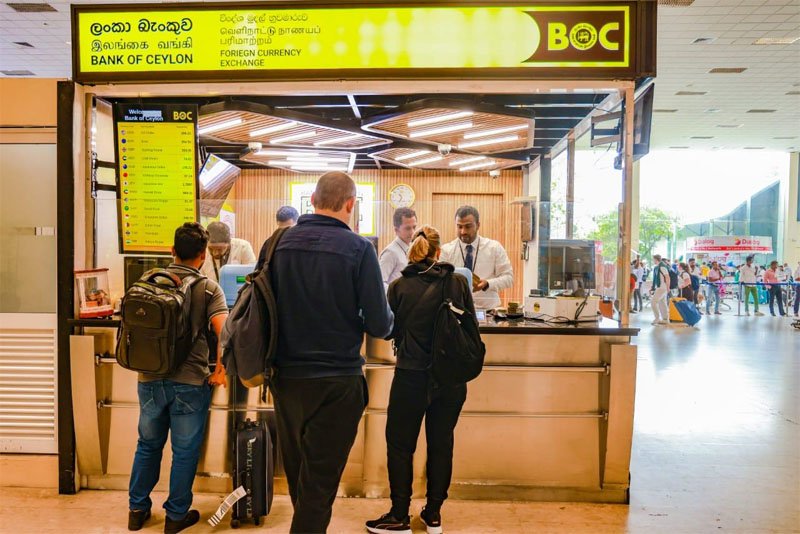 Bank of Ceylon relocated their counter at the Bandaranaike International Airport