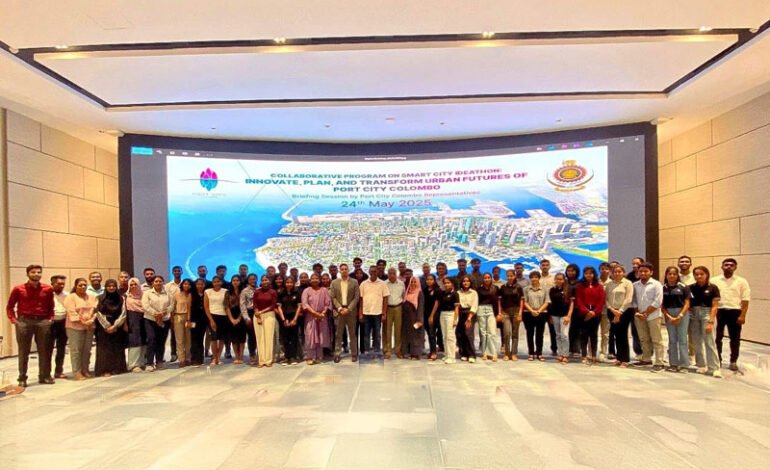 PORT CITY COLOMBO AND UNIVERSITY OF MORATUWA HOST FIRST-EVER ‘SMART CITY IDEATHON’ TO ADVANCE URBAN INNOVATION