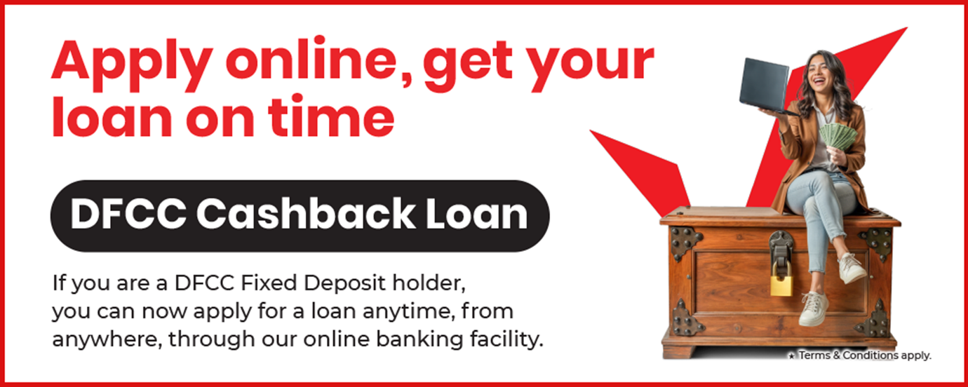 DFCC Bank Launches Instant Cashback Loan – A Fully Digital Borrowing Experience in Under Two Minutes