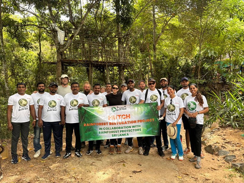HUTCH සහ Rainforest Protectors Sri Lanka වැසි වනාන්තර ප්‍රතිසංස්කරණ ව්‍යාපෘතියේ දෙවැනි අදියර සාර්ථක ලෙස නිමාව දකී