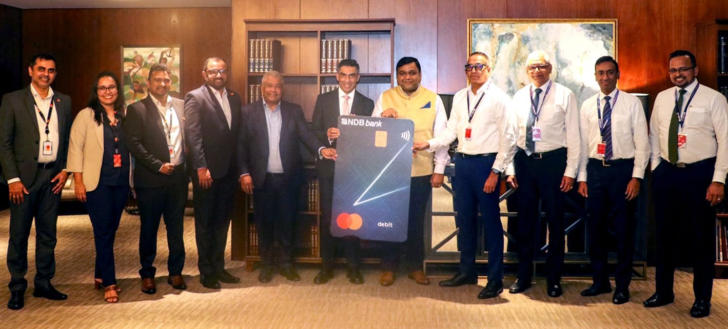 ඩිජිටල්ග ගනුදෙනු ප්‍රවර්ධනය කිරීම සඳහා NDB බැංකුව Mastercard සමඟ එක්ව නවතම ඩෙබිට් කාඞ්පතක් හඳුන්වාදෙයි