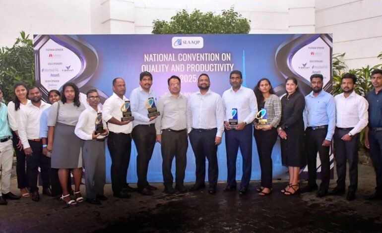 Cap Snap Lanka ජාතික තත්ත්ව සහ ඵලදායීතා සම්මේලනයේ දී රන් සම්මාන හතරක් දිනයි