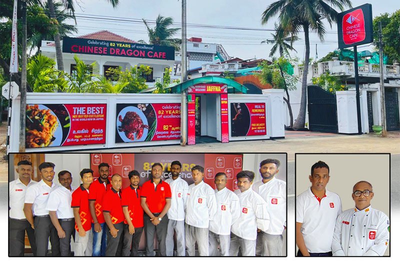 Chinese Dragon Café Opens Flagship Outlet in Jaffna