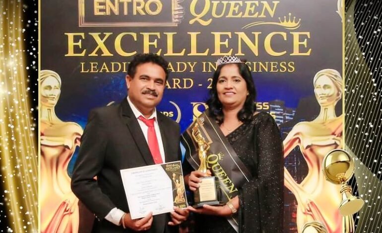 Entro Queen Excellence සම්මානයෙන් Sakura Products & Exports පිදුම් ලබයි