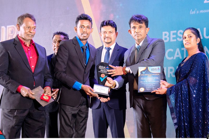Leading Automobile Trainer Isuru Gunasekara honoured at Asia Miracle & Pinnacle Awards