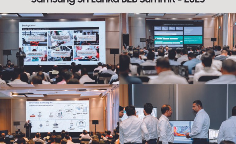 புத்தாக்கத்தையும், தொழில்துறையையும் ஒன்றிணைத்த Samsung Sri Lanka-வின் B2B உச்சிமாநாடு 2025
