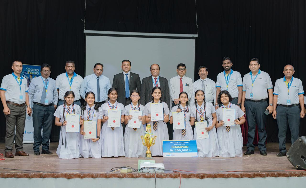 HNB, Teen+ Quiz Champs හරහා තරුණ පරපුර සවිබලගන්වයි