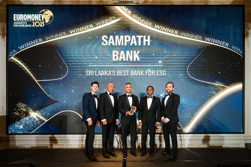 ශ්‍රී ලංකාවේ හොඳම ESG බැංකුව ලෙස සම්පත් බැංකුව, Euromoney Awards හි කිරුළු පළඳියි