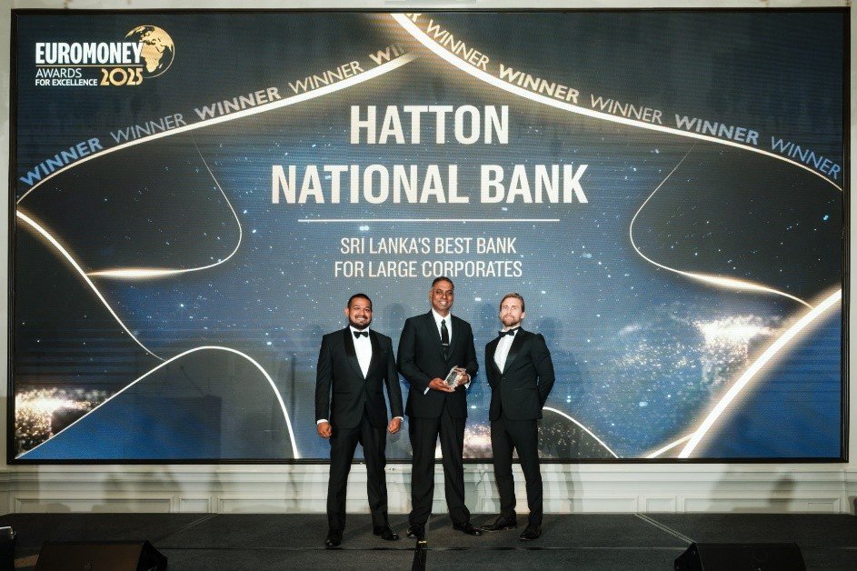 HNB, ශ්‍රී ලංකාවේ විශාල ආයතන සඳහා හොඳම බැංකුව ලෙස යුරෝමනී විසින් ඇගයීමට ලක් කරයි