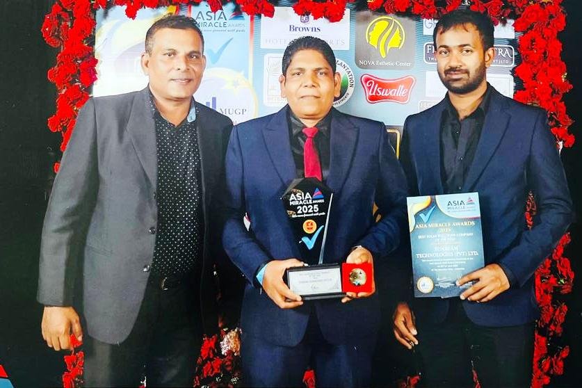Sunbeam Technologies honoured at SLIM SMEDA & Asia Miracle Awards
