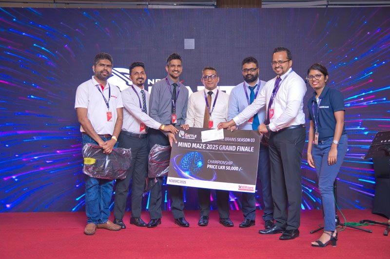 දැනුම සහ කණ්ඩායම් හැඟීම එකට මුසු කරමින් NDB බැංකුව   “ Battle of the Brains” 2025 සඳහා සත්කාරකත්වය දරයි