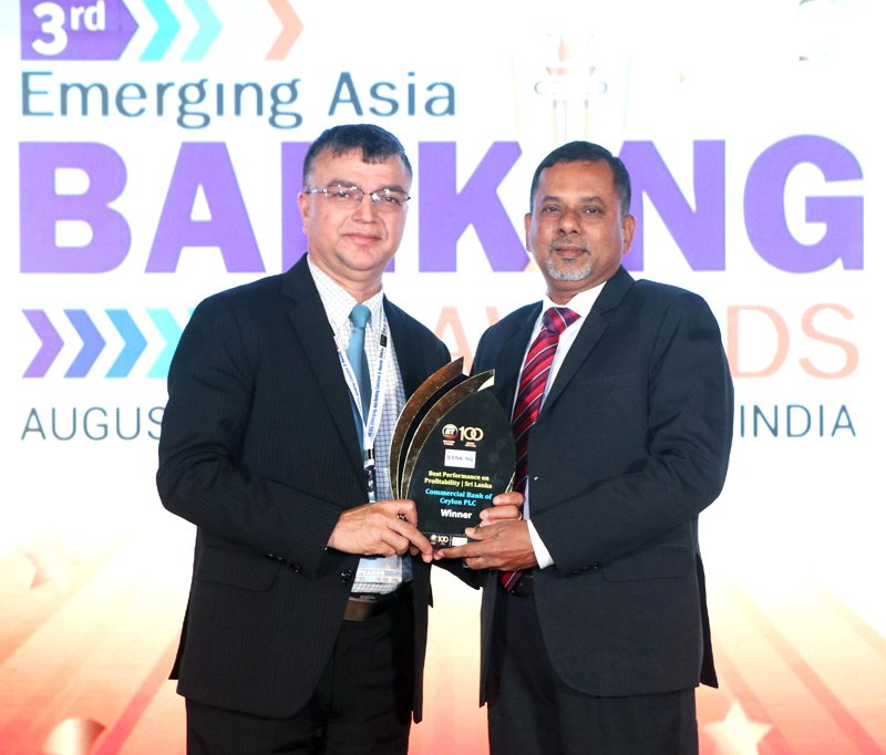 ඉන්දියානු වාණිජ මණ්ඩලයෙන් කොමර්ෂල් බැංකුවට සම්මාන ත්‍රිත්වයක්