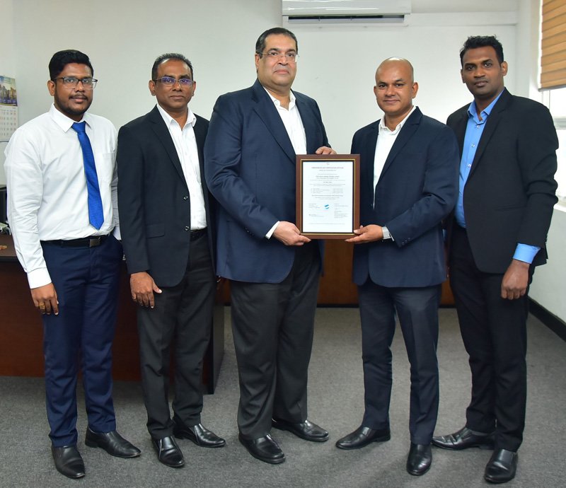 හරිතාගාර වායු විමෝචනය වාර්තාකරණය වෙනුවෙන් සියැට් කැලණි සමාගම ISO 14064-1:2018 සහතිකය ලබාගනී
