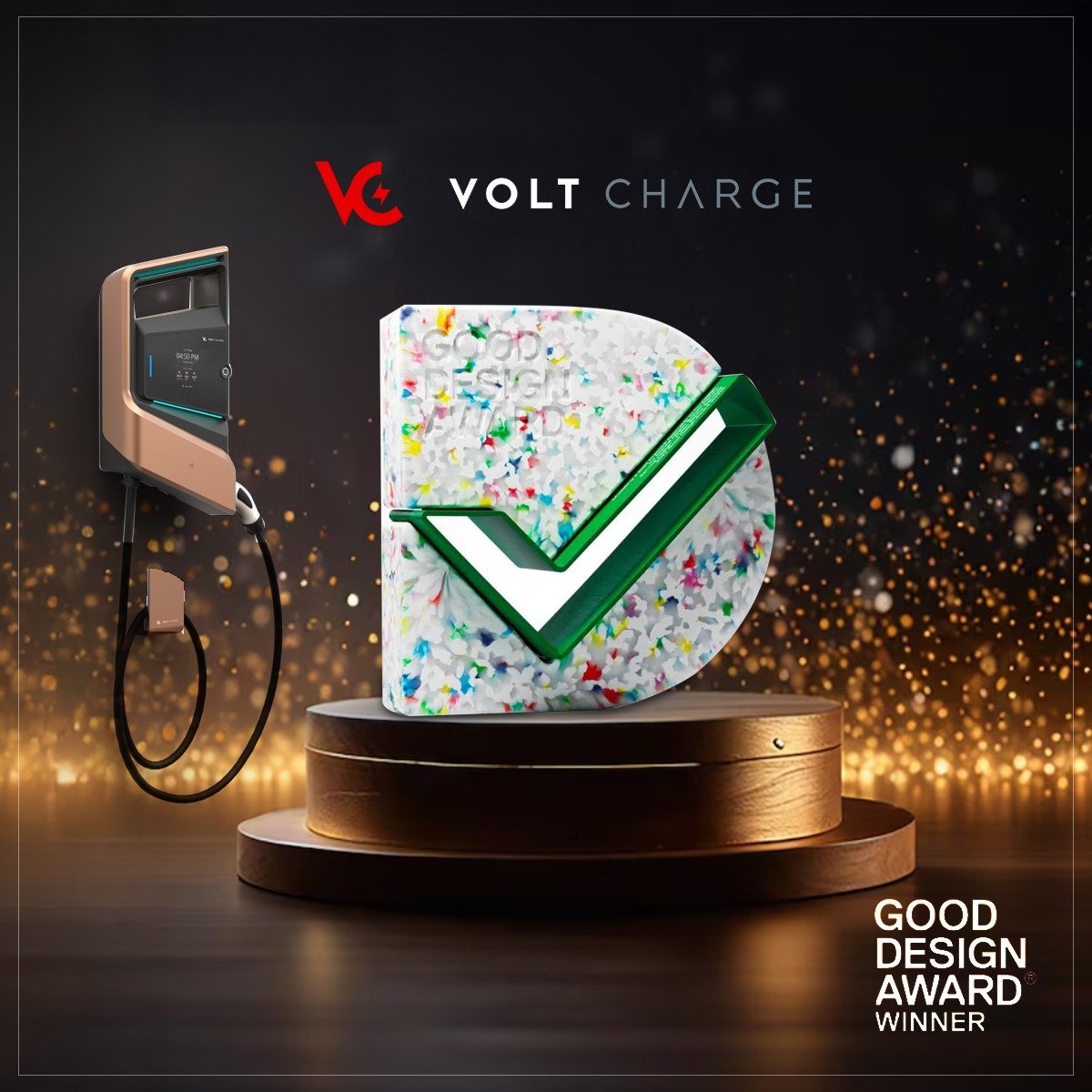 Volt Charge Wins Australian Good Design Award for Product Design Excellence