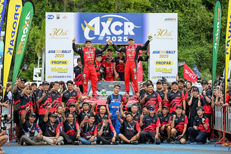 Mitsubishi Triton Dominates as Team Mitsubishi Ralliart Triumphs at Asia Cross Country Rally 2025