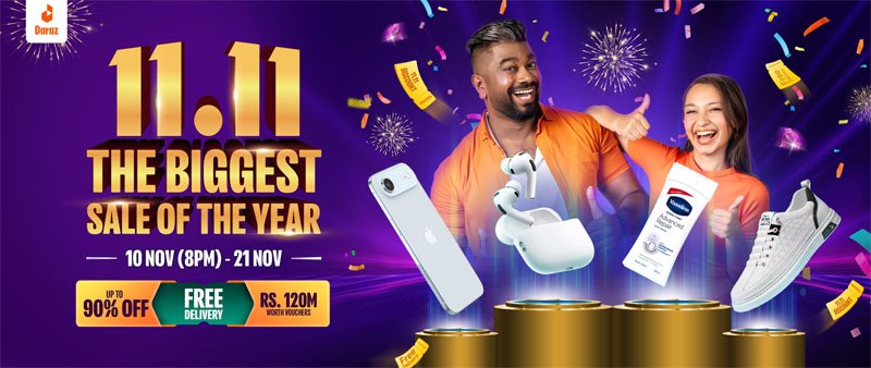 Daraz Sri Lanka all set to unveil the Biggest Sale of the Year with its flagship 11.11 festival
