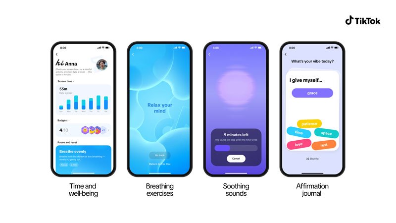 பயனர்களுக்கான நேர மேலாண்மை மற்றும் நல்வாழ்வு அம்சத்தை அறிமுகப்படுத்தும் TikTok