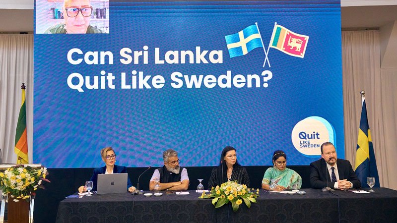 දකුණු ආසියාවේ ප්‍රථම “Quit Like Sweden”  දුම්කොළ විරෝධී සංවාදය කොළඹදී සාර්ථකව නිමාව දකියි