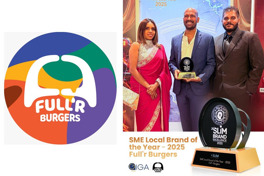 SLIM Brand Excellence Award උළෙලේදී Giga Foodsහි Full’r Burgers ඇගයීමට ලක්වේ