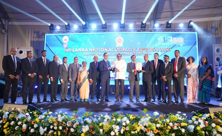 Ceylon Cold Stores PLC Wins Top Honor at Sri Lanka National Quality Awards 2023