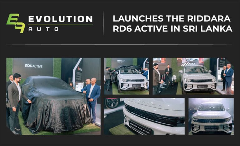 Evolution Auto Launches Riddara RD6 Active – Sri Lanka’s Most Accessible Electric Double-Cab for the New Generation