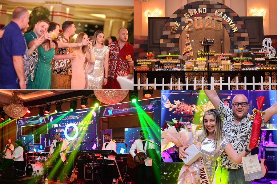 Gilded Glamour at The Grand Kandyan: A Stellar Welcome to 2026