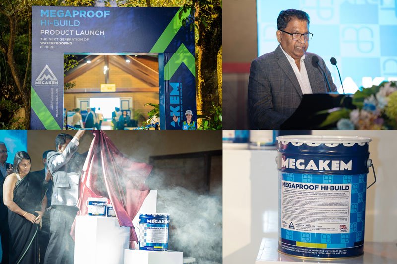 MEGAKEM launches MEGAPROOF HI-BUILD, setting a new benchmark in Sri Lankan waterproofing