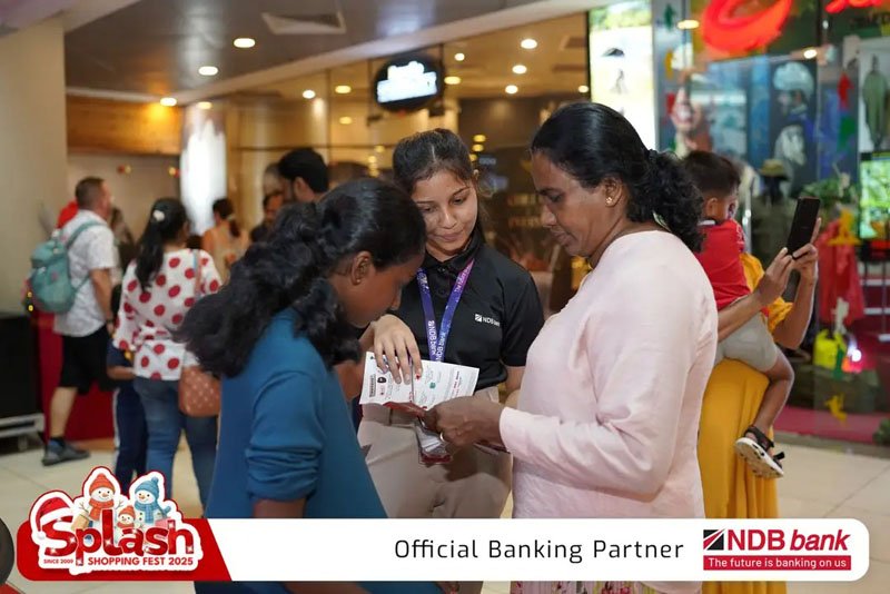 NDB බැංකුව කැන්ඩි සිටි සෙන්ටර් (KCC) හිදී Splash Shopping Fiesta 2025 වෙළඳ ප‍්‍රදර්ශණය නව මුහුණුවරකින් පවත්වන ලදී