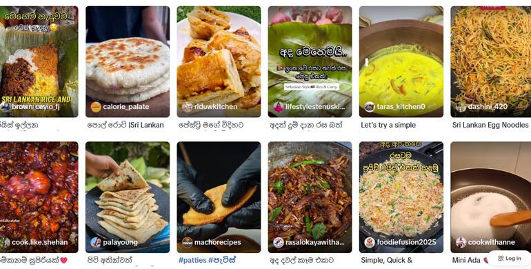 ඕනෑම කෑමක් තනියම හදාගන්න TikTok එකෙන් උපදෙස් ගන්න