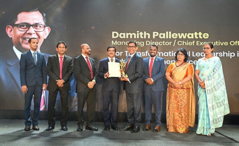 HNB හි දමිත් පල්ලෙවත්ත මහතා ‘2025 වසරේ හොඳම බැංකු ප්‍රධාන විධායක නිලධාරියා’ ලෙස සම්මානයට පාත්‍ර වෙයි