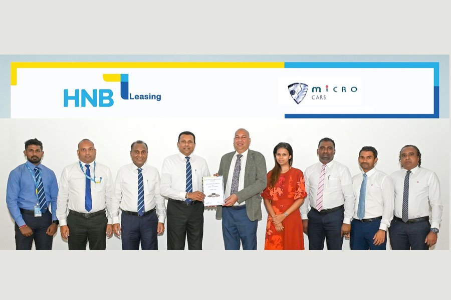 HNB, නවතම වාහන මාදිලි රැසක් වෙනුවෙන් පුළුල් පරාසයක ලීසිං විසඳුම් ලබාදීමට Micro Cars සමඟ අත්වැල් බැඳගනී